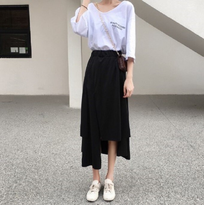 3、中長裙、百摺裙（短）